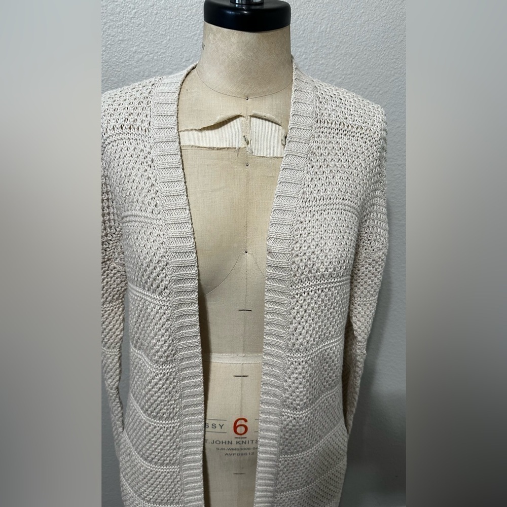 Caslon Cardigan - Size Medium. Beige. - Picture 4 of 6